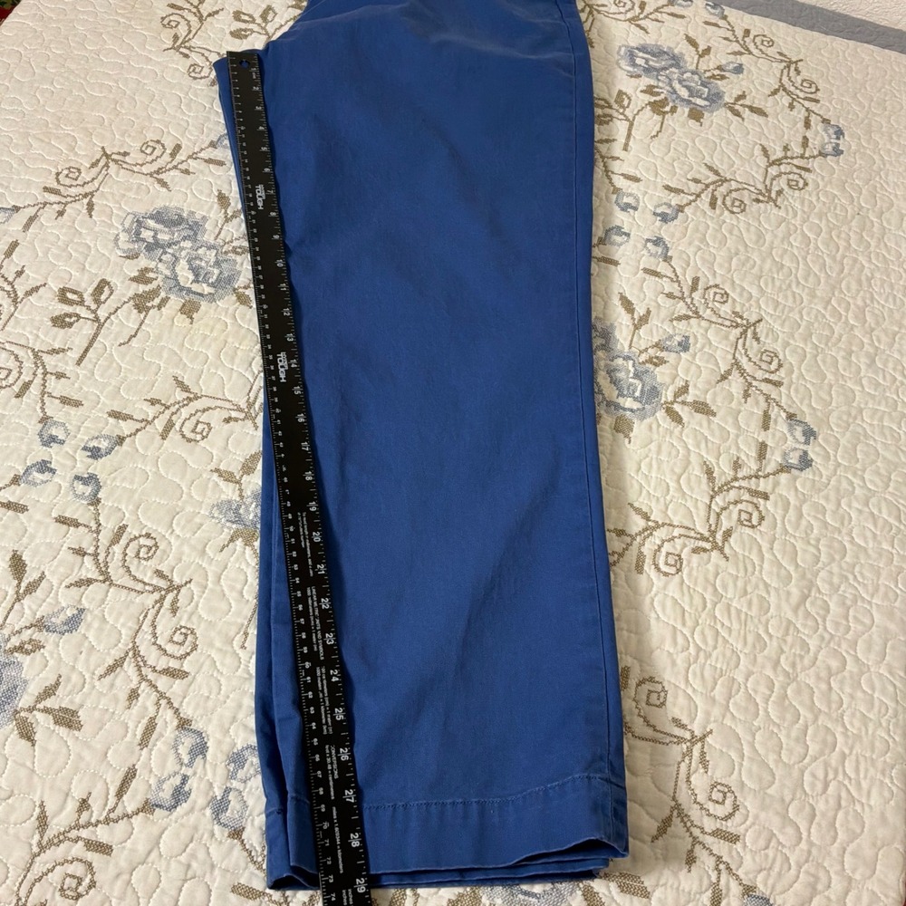 Polo Ralph Lauren Chino Pants Mens 38x30 Blue Good Stretch Classic Fit - Picture 9 of 10